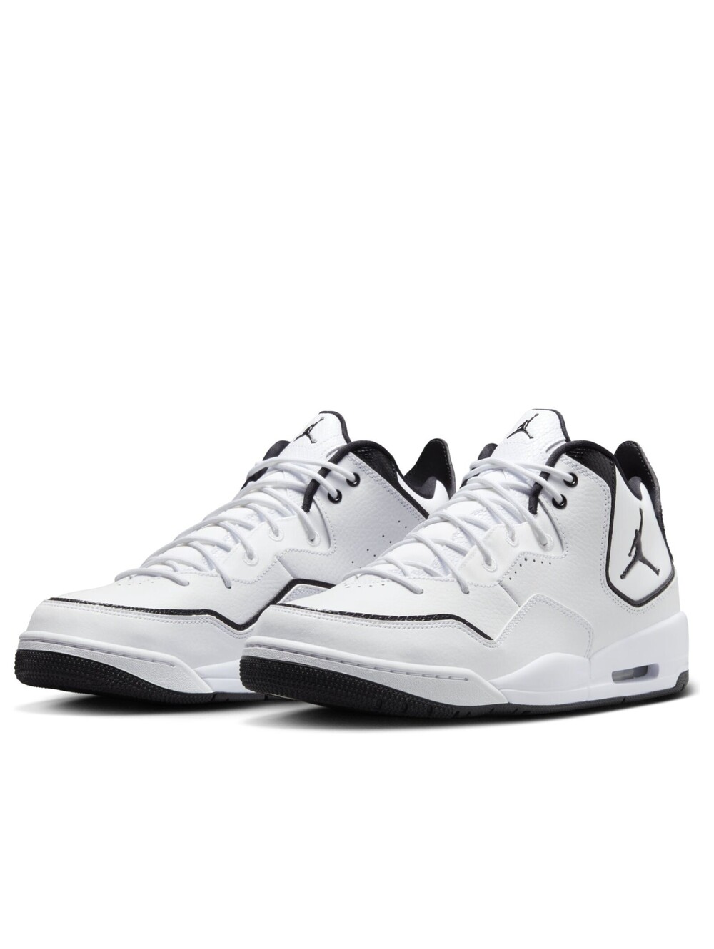 Jordan Courtside 23 White Black Low Mid Basketball Men's Size 8.5 AR1000-100